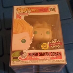 Dragonballz Super Saiyan Gohan #858 Glow In The Dark Special Edition Funko Pop